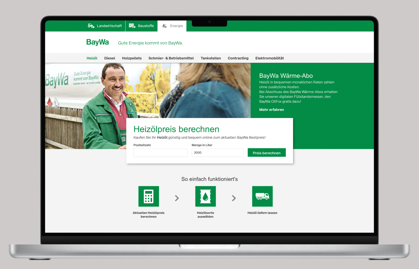 BayWa Energie Responsive Website